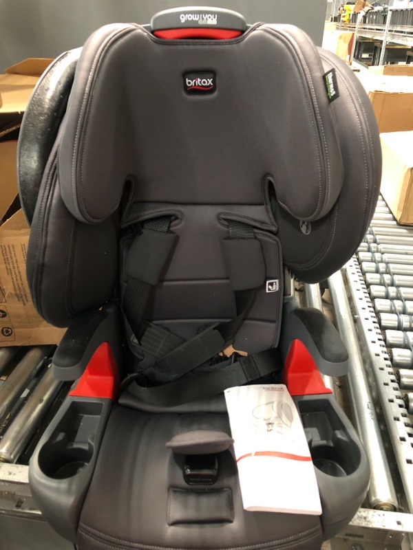 Photo 3 of Britax Grow with You ClickTight Harness-2-Booster Car Seat, Cool N Dry - Cool Flow Moisture Wicking Fabric ClickTight Cool n Dry