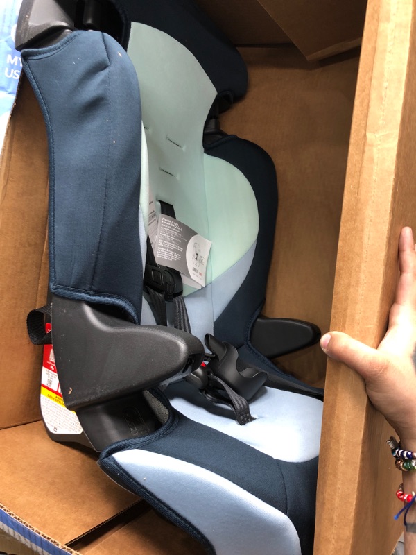 Photo 2 of Cosco Finale DX 2-in-1 Booster Car Seat, Forward Facing 40-100 lbs, Rainbow