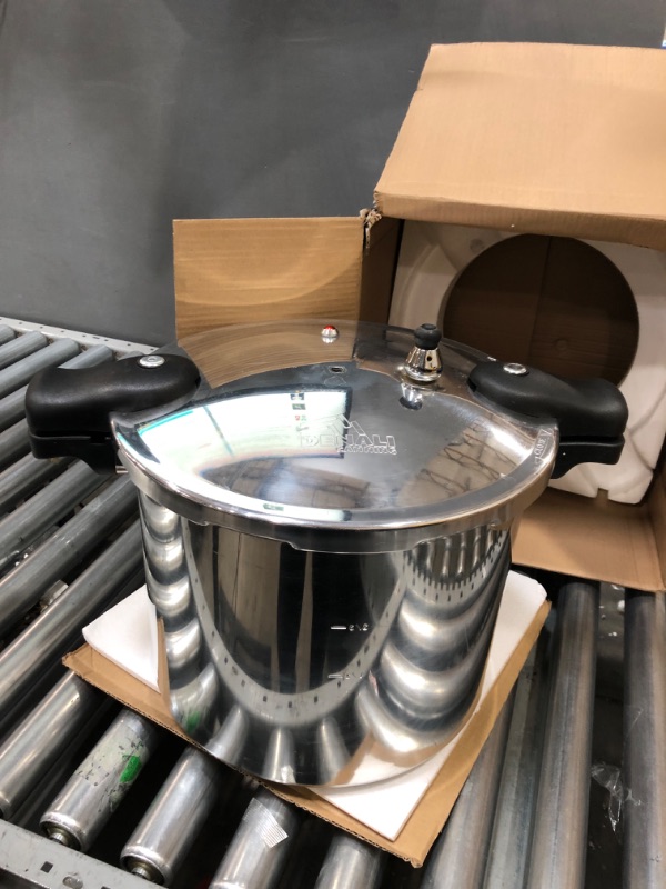 Photo 1 of Denali Canning 23 Quart Pressure Canner & Cooker | Induction Compatible | Pressure Gauge & Pressure Regulator | Aluminum & Stainless Steel | Denali is a USA Company