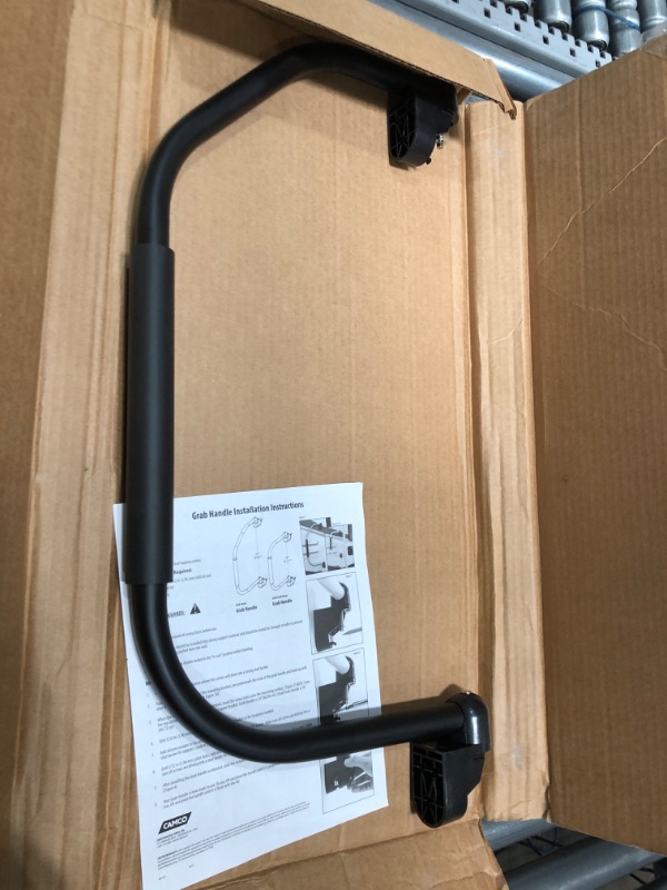 Photo 2 of Camco 42175 Black Fold-Away Grab Handle