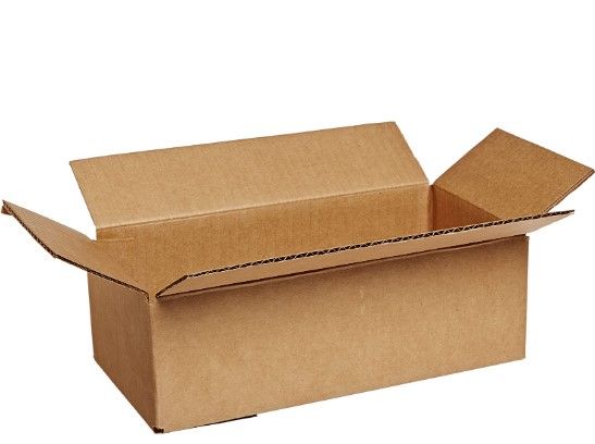 Photo 1 of Aviditi 1264 Long Corrugated Cardboard Box 12" L x 6" W x 4" H, Kraft, for Shipping, Packing and Moving
