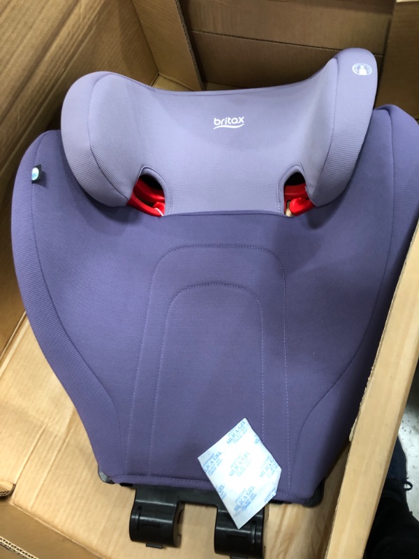 Photo 2 of Britax Highpoint Backless Belt-Positioning Booster Seat, SafeWash Purple Ombre