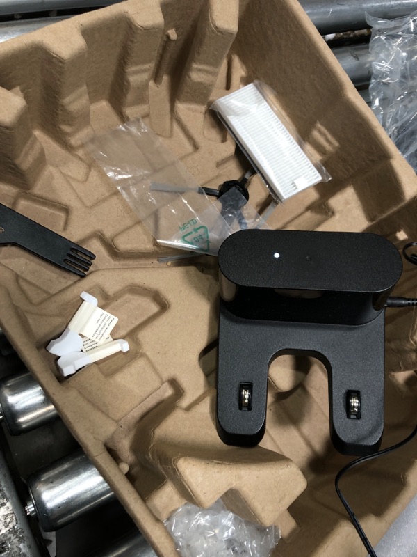 Photo 2 of Vactidy Nimble Robot Vacuum Cleaner, 2000Pa Strong Suction Robotic Vacuums, Super Slim, Quiet, Schedule Setting, Self-Charging, App/WiFi/Alexa Control, Ideal for Hard Floor, Carpet, Pet Hair, T6 Black