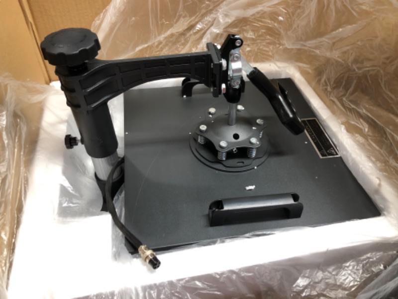 Photo 5 of *MISSING PARTS** VEVOR Heat Press Machine 12X15 Inch 5 in 1 Combo Heat Press Machine with 360 Degree Rotation Combo Sublimation Heat Press Machine for Cap Mug Plate T-Shirts and Shoes
