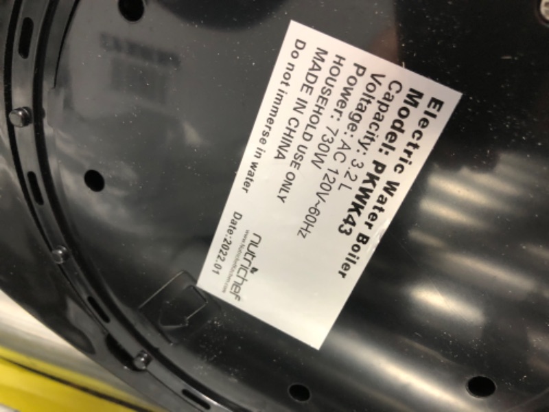 Photo 5 of *MINOR DAMAGE** NutriChef Hot Water Urn Pot Insulated Stainless Steel,Auto & Manual Dispense,Auto Boiler,Safety Lock Shutoff 3.38 QT /3.2L - Auto Boiler Shut Off - PKWK43