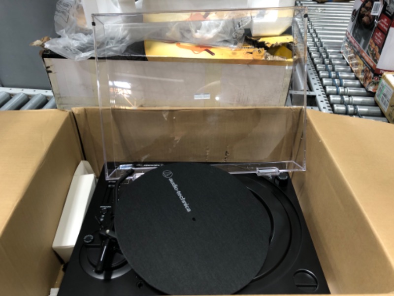 Photo 4 of Audio-Technica AT-LP120XUSB-BK Direct-Drive Turntable (Analog & USB), Fully Manual, Hi-Fi, 3 Speed, Convert Vinyl to Digital, Anti-Skate and Variable Pitch Control Black