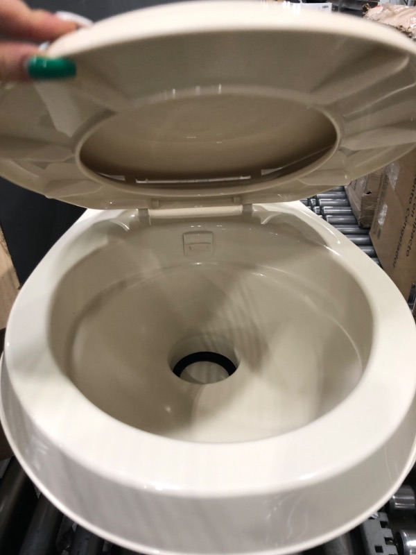 Photo 3 of Dometic 300 Series Standard Height Toilet, Bone Standard Height Bone