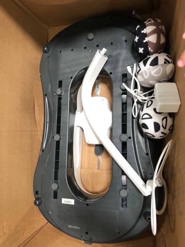 Photo 1 of 4moms RockaRoo Baby Rocker, Compact Baby Rocker with Front to Back Gliding Motion, Graphite
