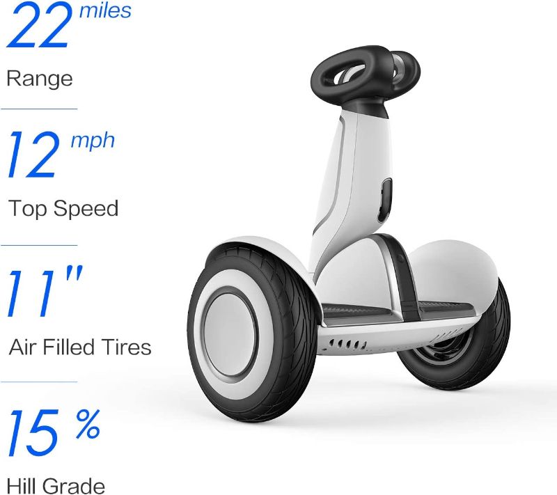 Photo 9 of Segway Ninebot S Plus Smart Self Balancing Transporter - Pro Hoverboard for Adults & Kids Gift - Intelligent Following Robot - UL 2272 Certified