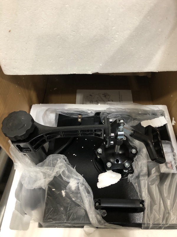 Photo 2 of **SEE NOTES**
Slendor 8 in 1 Heat Press Machine 15x15 inch 360-Degree Swing Away Digital T Shirt Pressing Machine Multifunction Heat Transfer Sublimation Combo for T Shirts Mugs Hat Plate Cap