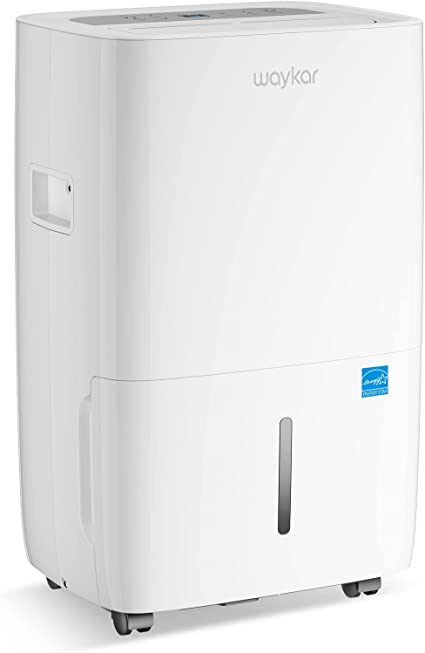 Photo 1 of Waykar 120 Pints Energy Star Dehumidifier for Spaces up to 6,000 Sq. Ft at Home, in Basements and Large Rooms with Drain Hose and 1.14 Gallons Water Tank
