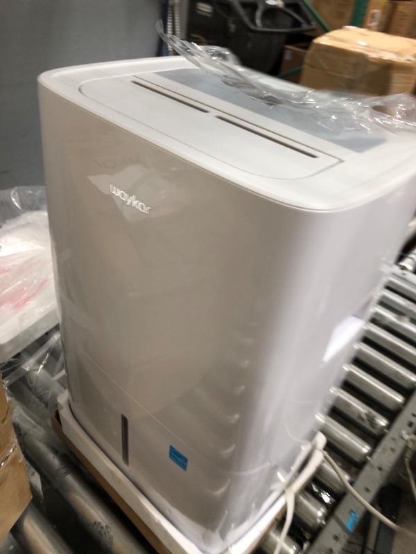 Photo 5 of Waykar 120 Pints Energy Star Dehumidifier for Spaces up to 6,000 Sq. Ft at Home, in Basements and Large Rooms with Drain Hose and 1.14 Gallons Water Tank
