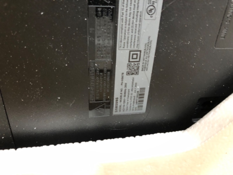 Photo 4 of ***PARTS ONLY SOUND BAR DOES NOT POWER ON ***
SAMSUNG HW-Q60B 3.1 ch Soundbar w/Dolby Audio/DTX Virtual:X, 2022 - HW-Q60B Soundbar