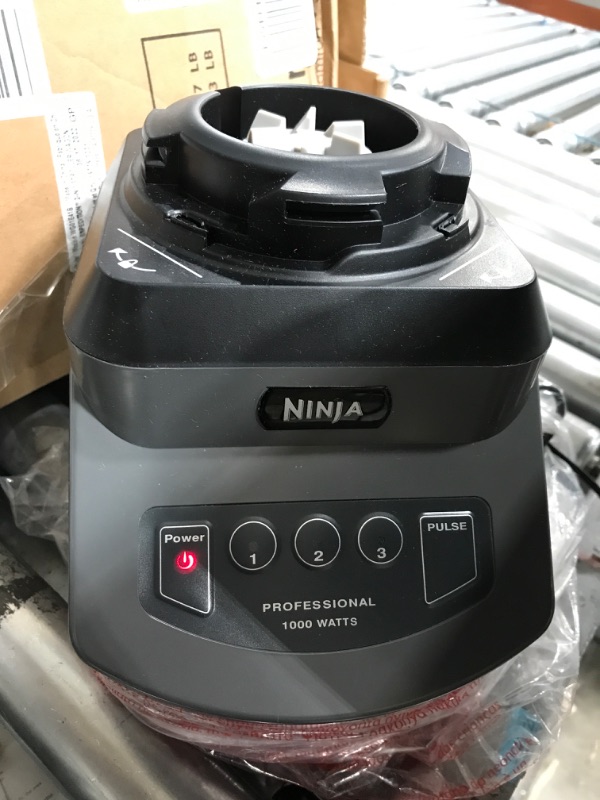 Photo 2 of ****PARTS ONLY**** Ninja BL610 Professional 72 Oz Countertop Blender with 1000-Watt Base and Total Crushing Technology for Smoothies, Ice and Frozen Fruit, Black, 9.5 in L x 7.5 in W x 17 in H with 25 Chef-inspired Recipes