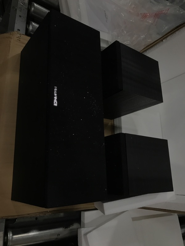 Photo 2 of Fluance Elite High Definition Compact Surround Sound Home Theater 5.0 Channel Speaker System Including 2-Way Bookshelf, Long speaker 