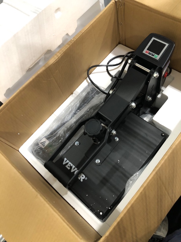 Photo 2 of VEVOR Heat Press, 15x15 Power Heat Press Machine, Fast Heating, High Pressure Heat Press Machine for T-Shirt, Digital Industrial Sublimation Printer for Heat Transfer Vinyl, Easy to Use, Black 15”×15”