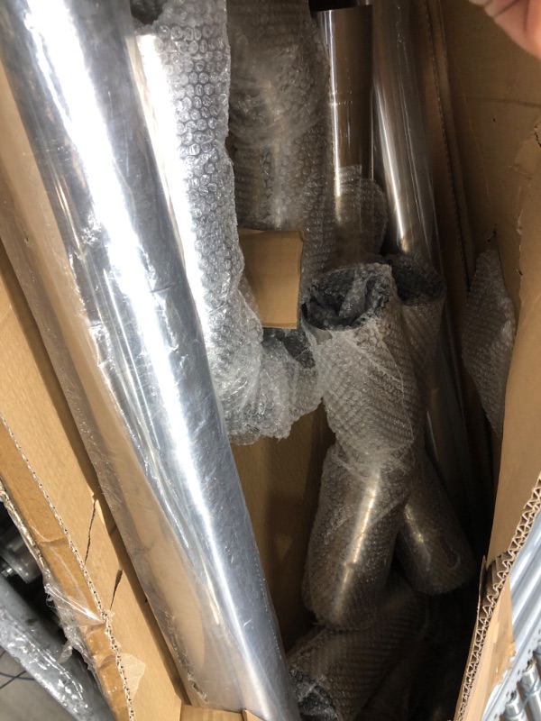 Photo 1 of BLACKHORSE-RACING 3" 76mm Stainless Steel T304 DIY Custom Mandrel Flex Pipe Straight & Bend Kit 3 Inch