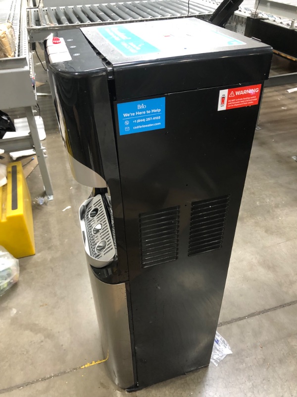 Photo 2 of ***parts only***Brio CLBL420V2 Bottom Loading Water Cooler Dispenser for 3 & 5 Gallon Bottles - 3 Temperatures with Hot, Room & Cold Spouts, Child Safety Lock ***PLEASE SEE COMMENTS****