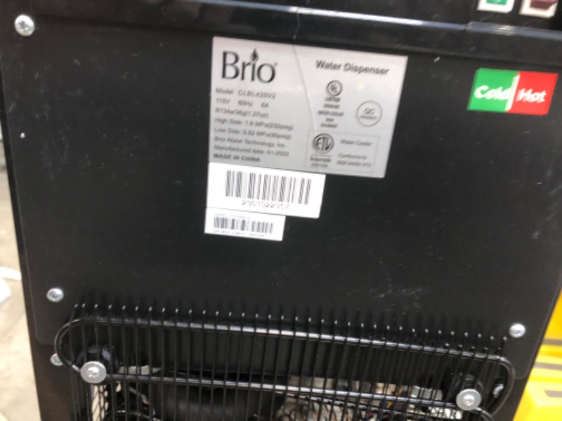 Photo 4 of ***parts only***Brio CLBL420V2 Bottom Loading Water Cooler Dispenser for 3 & 5 Gallon Bottles - 3 Temperatures with Hot, Room & Cold Spouts, Child Safety Lock ***PLEASE SEE COMMENTS****