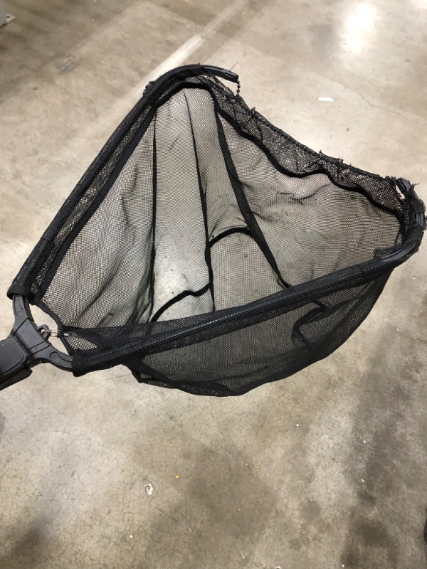 Photo 2 of YSBER Upgraded Heavy Duty Pool Skimmer Net with 83” Telescopic Pole Leaf Skimmer Mesh Rake Net for Cleaning Swimming Pool & Pond, Fine Mesh Deep Bag Catcher