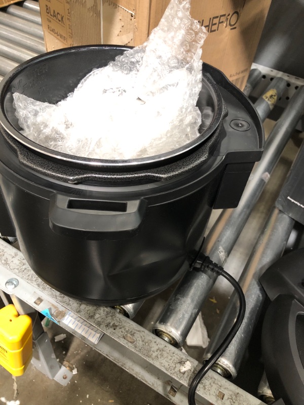 Photo 3 of DENT ON SIDE CHEF iQ Smart Pressure Cooker 10 Cooking Functions & 18 Features, Built-in Scale, 1000+ Presets & Times & Temps w/App for 600+ Foolproof Guided Recipes, Rice & Slow Electric MultiCooker, 6 Qt