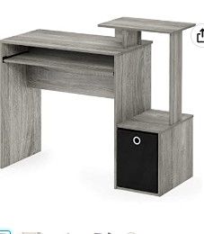 Photo 1 of Furinno Econ Multipurpose Home Office Computer Writing Desk, French Oak Grey
