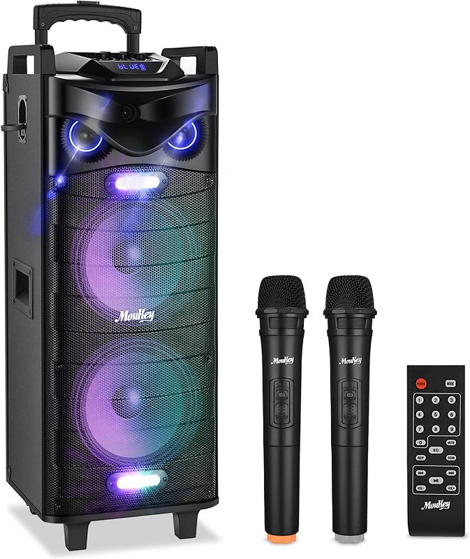 Photo 1 of Moukey Karaoke Machine, PA System Double Woofer