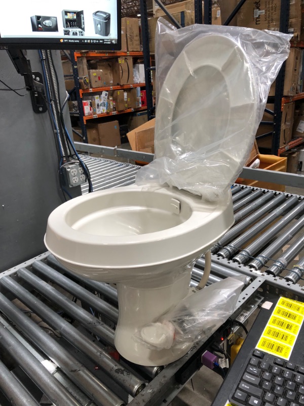 Photo 3 of Dometic 300 Series Standard Height Toilet, White Standard Height White