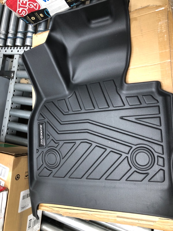 Photo 1 of Auxko All Weather Floor Mats Fits for BMW iX 2022-2023 TPE Rubber Liners Accessoires for BMW iX 2022 2023 All Season Guard Odorless Anti-Slip Mats for 1st & 2nd Row