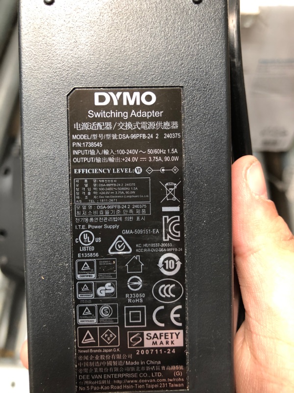 Photo 4 of DYMO LabelWriter 5XL Label Printer, Automatic Label Recognition, Prints Extra-Wide Shipping Labels (UPS, FedEx, USPS) from Amazon, eBay, Etsy, Poshmark, and More, Perfect for eCommerce Sellers LabelWriter 5XL Thermal Label Printers