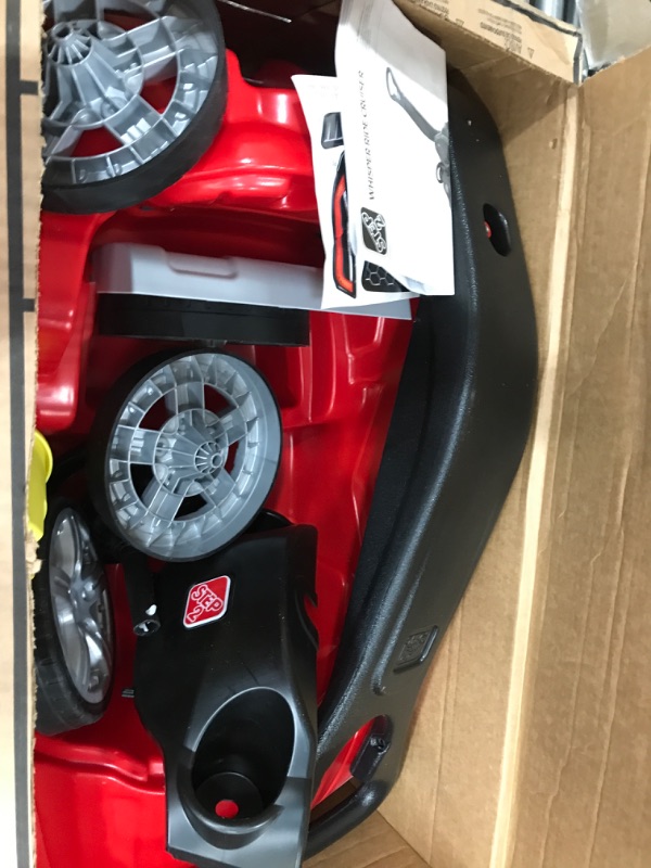 Photo 2 of **MISSING SCREWS**   Step2 Whisper Ride Cruiser Ride-On Toy, Red (Amazon Exclusive)