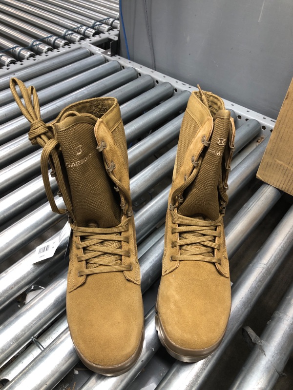 Photo 1 of GARMONT T 8 Combat Boots for Men and Women, AR670-1 Compliant, Military and Tactical Footwear, Anthem, NFS, Bifida, Extreme, LE, Athena 14 Women/13 Men Bifida Coyote