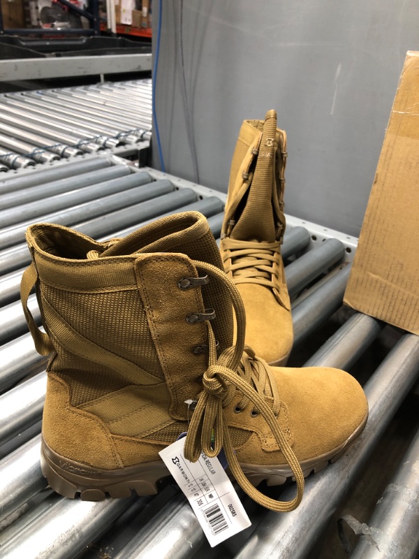 Photo 1 of GARMONT T 8 Combat Boots for Men and Women, AR670-1 Compliant, Military and Tactical Footwear, Anthem, NFS, Bifida, Extreme, LE, Athena 14 Women/13 Men Bifida Coyote