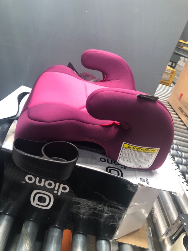 Photo 1 of **USED**
Diono Solana 2 XL, Dual Latch Connectors, Lightweight Backless Belt-Positioning Booster Car Seat, 8 Years 1 Booster Seat, Pink 2019 LATCH Connect Single Pink ( EXTRA CUP)