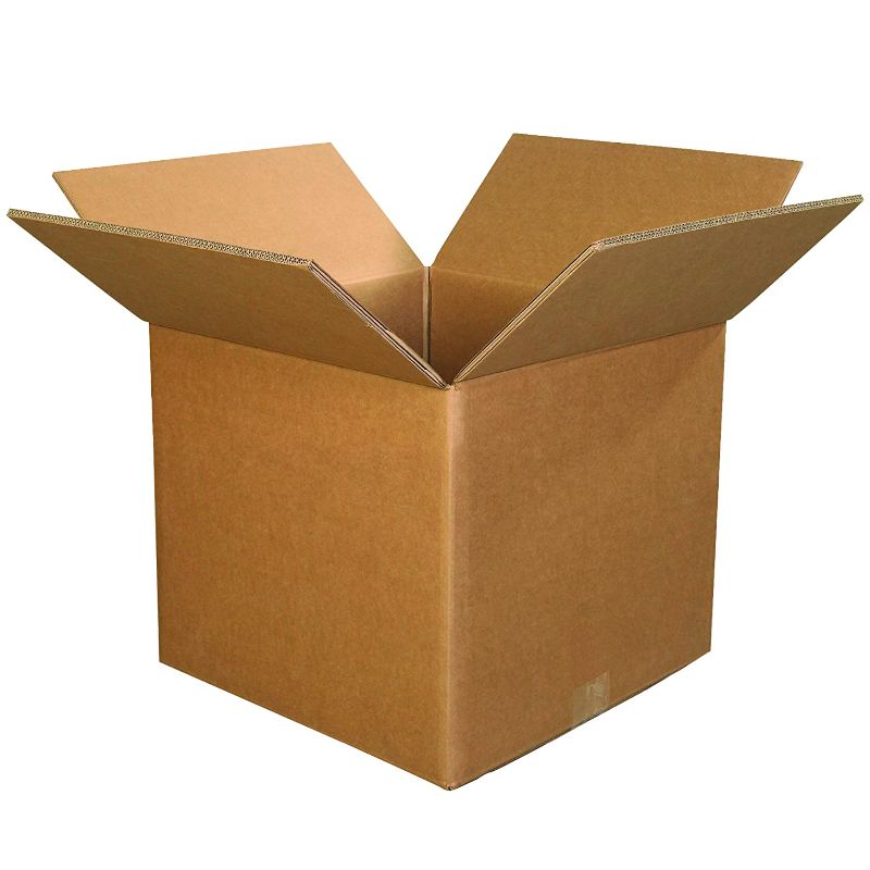 Photo 2 of 10 Pack of Heavy-Duty Triple Wall Corrugated Cardboard Boxes, 24" L x 24" W x 24" H, Kraft, Shipping, Packing and Moving