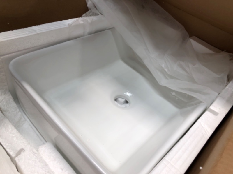 Photo 1 of 19" ceramic sink - white 