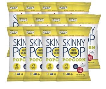 Photo 1 of *5/5/2023* (Price/Case)Skinnypop Popcorn Gluten Free White Cheddar Popcorn 1 Ounce - 12 per Case
