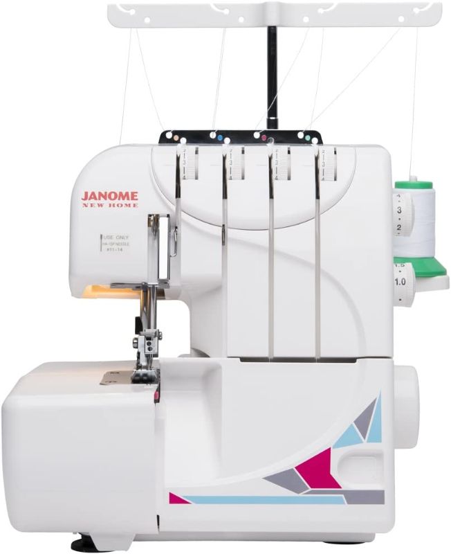 Photo 1 of 
Janome MOD-8933 Serger with Lay-In Threading, 3 and 4 Thread Convertible with Differential Feed