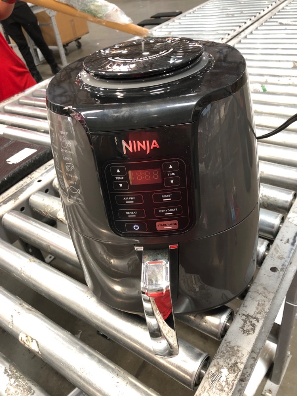 Photo 2 of ***PARTS ONLY*** Ninja AF101 Air Fryer that Crisps, Roasts, Reheats, & Dehydrates, for Quick, Easy Meals, 4 Quart Capacity, & High Gloss Finish, Black/Grey 4 Quarts