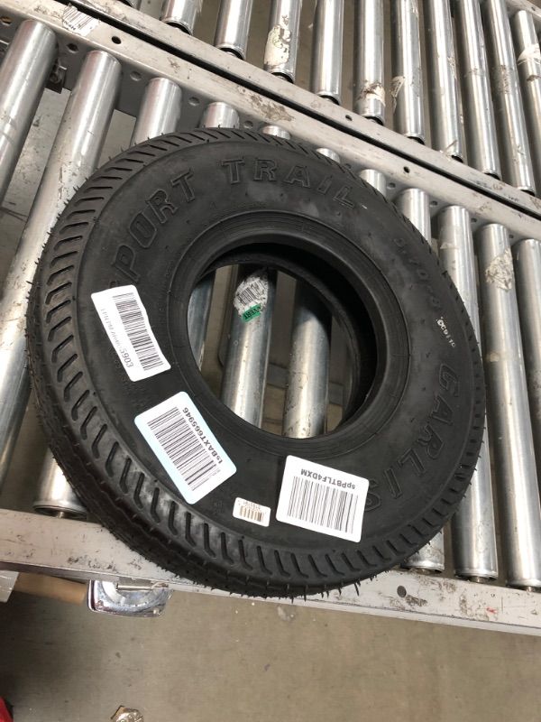 Photo 2 of Carlisle Sport Trail Premium Trailer Tire-ST5.7-8 5.7X8 69J Load Range B LRB 4-Ply BSW Black Side Wall