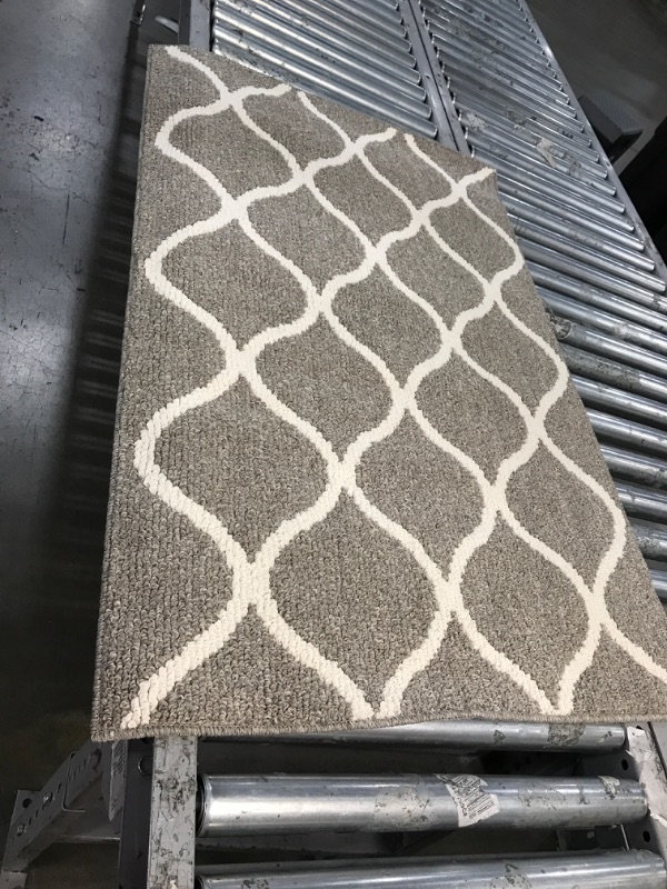 Photo 1 of 30x46 Grey Area Rug Nonslip 