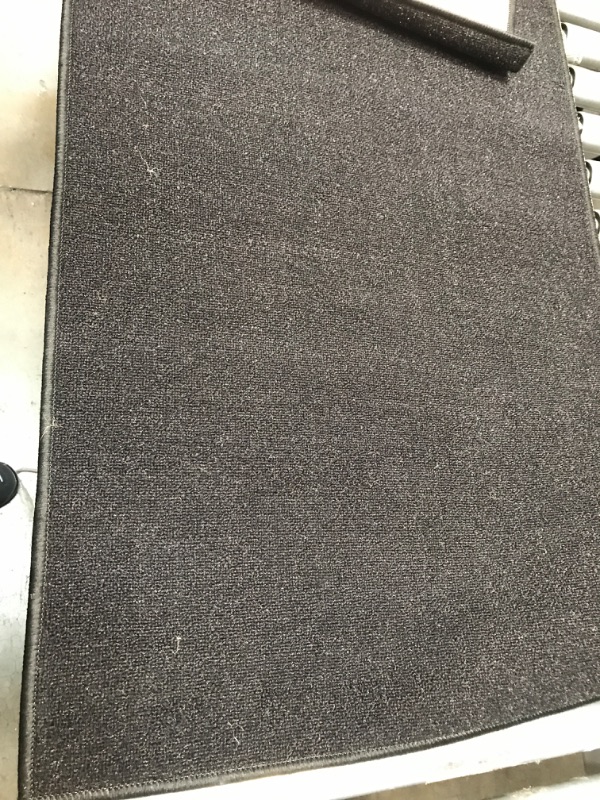 Photo 1 of 2' 2''x6' Nonslip Black Area Rug