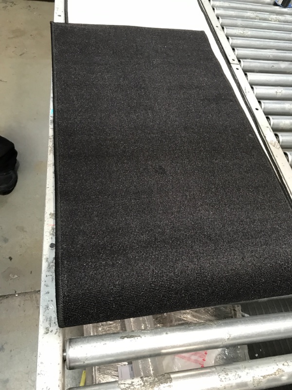 Photo 1 of 12'x2' Black Non Slip Rug