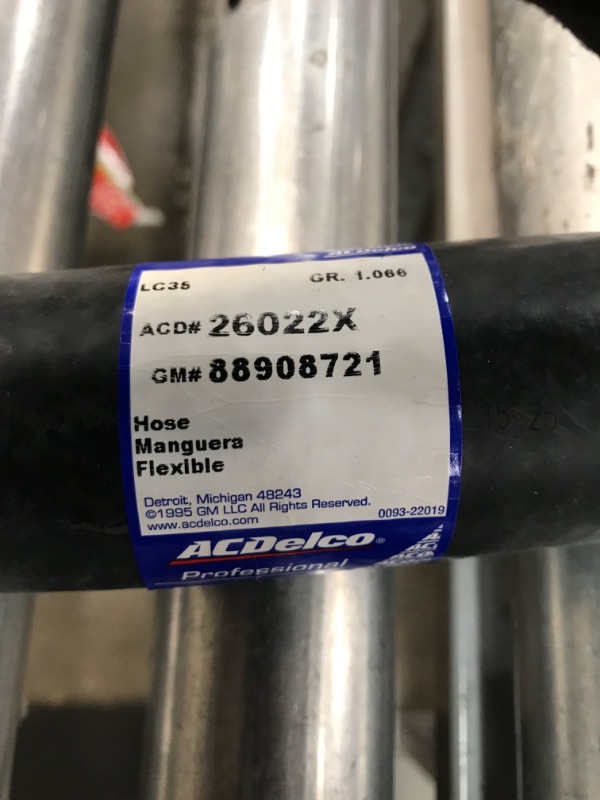 Photo 3 of ACDelco Gold (Professional) Radiator Hose, Molded