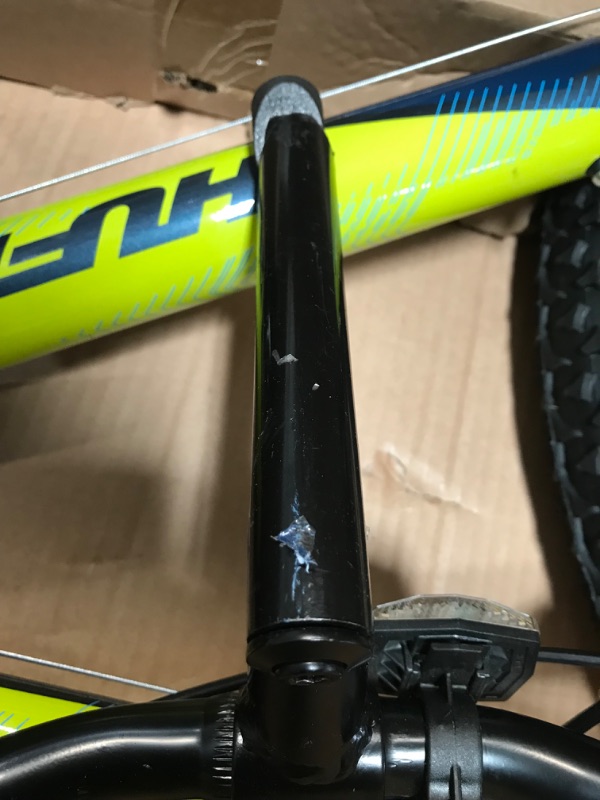 Photo 1 of **MINOR SHIPPING DAMAGE, POSSIBLY MISSING HARDWARE**Huffy Hardtail Mountain Bike, Stone Mountain 26 inch, 21-Speed, Lightweight, Dark Blue
