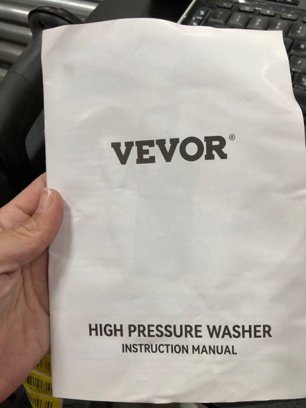 Photo 5 of ****FOR PARTS ONLY DOES NOT FUNCTION****
VEVOR Electric Power Washer, 2000 PSI, Max 1.65 GPM Pressure Washer w/ 30 ft Hose 