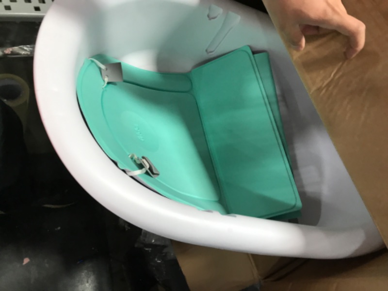 Photo 2 of 4-in-1 Grow-with-Me Bath Tub by Frida Baby Transforms Infant Bathtub to Toddler Bath Seat with Backrest for Assisted Sitting in Tub