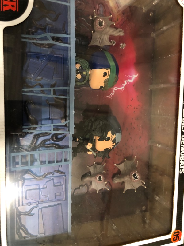 Photo 2 of Funko Pop! Moments Deluxe: Stranger Things - Phase Three, Dustin, Eddie, Demobats