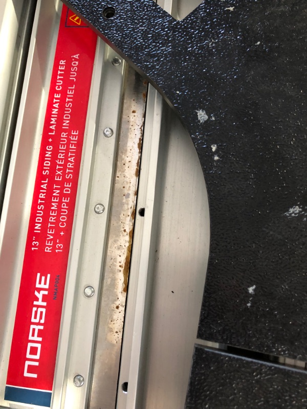 Photo 1 of **SEE NOTES**
Norske Tools 13 inch Laminate Flooring & Siding Cutter with Sliding Extension Table 
