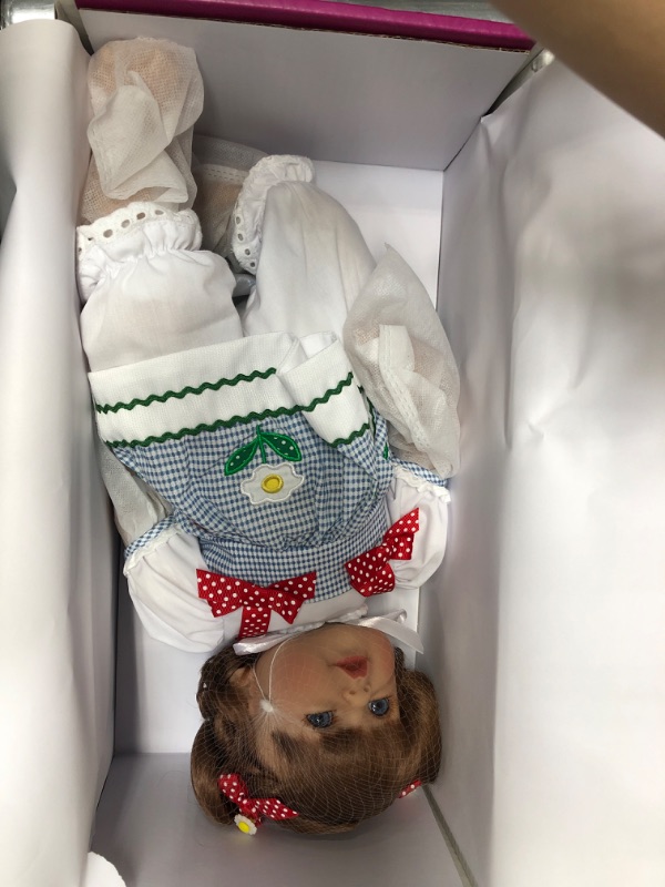 Photo 2 of Adora Realistic Baby Doll Daisy Delight Toddler Doll - 20 inch, Soft CuddleMe Vinyl, Auburn Red Hair, Blue Eyes